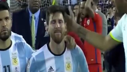 Lionel Messi Crying After Losing His 4th Finale With Argentina!