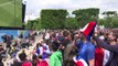 Les supporteurs français explosent de joie après la victoire face à l'Irlande
