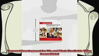 different   Personal Development for Life and Work Available Titles CourseMate