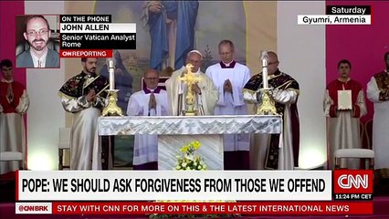 Pope Francis Apologize to gay people and others