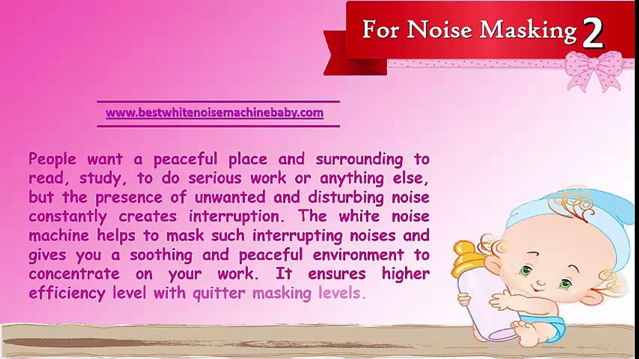 Top Five Usages Of White Noise Sound Machine