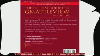 complete  The Official Guide for GMAT Review 12th Edition