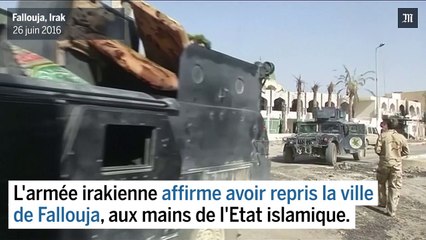 L’armée irakienne affirme avoir repris Fallouja des mains de l'Etat islamique