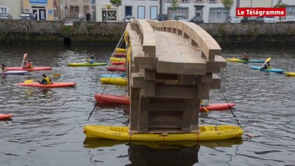 Landerneau. Un nouveau terrain de jeu pour les kayakistes