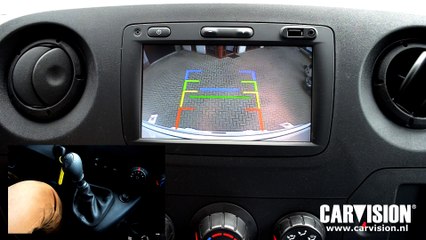 CarVision - Achteruitrij camera op een Renault Master met een LG MediaNav systeem