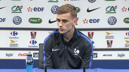 Foot - Euro : Griezmann «L'axe, c'est là où j'ai mes repères»