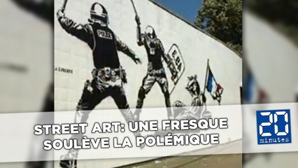 Une fresque contre la loi Travail soulève la polémique