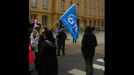 Manifestation des Retraités CFTC - Metz le 10 Mars 2016