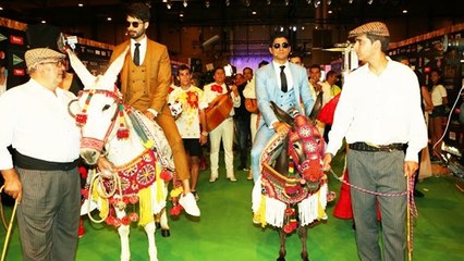 Shahid Kapoor & Farhan Akhtar's FUNNY ENTRY On DONKEY At IIFA Awards 2016