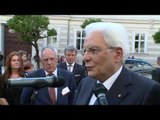 Lubiana - Dichiarazioni del Presidente Mattarella - 25°indipendenza Slovenia (24.06.16)