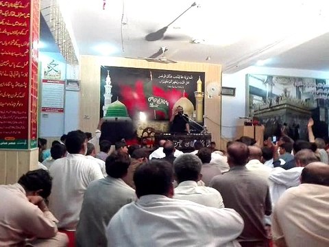 Zakir Syed Zuriat Imran (Shahadat Imam Ali a.s) Farooq Calony Ali Un Wali Ullah Complex Sargodha 20 Ramzan 26 June 2016