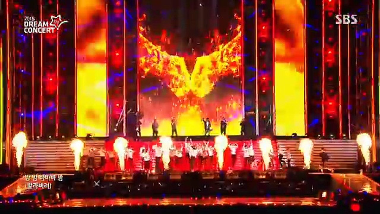 MFBTY ft. LE (EXID) + Suga + Rap Monster (BTS) + Baro (B1A4) - Monster @ SBS 2015 Dream Concert