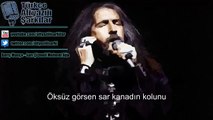 Barış Manço Sarı Çizmeli Mehmet Ağa Yaz Dostum Sözleriyle(Lyrics) (KARAOKE)