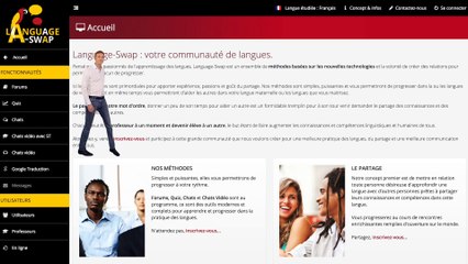 Practicar un idioma con los correspondientes