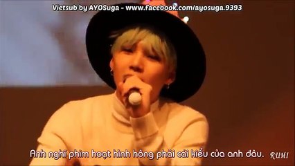 [AYOSUGA][VIETSUB] BTS Suga tâm sự mỏng về đồ ăn và phim ảnh