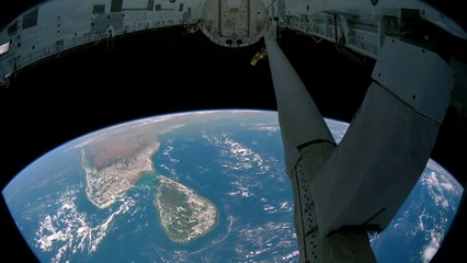 Planet Earth seen from space HD