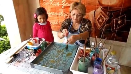 www ereglionder com tr canlı ebru sanatı