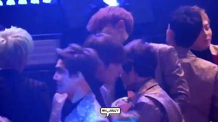 160617 Chanyeol and Suga - Baekhyun and Taehyung