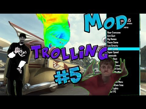 Call of Duty Black Ops 2 Mod Trolling #5 - 2v4 Mod Troll