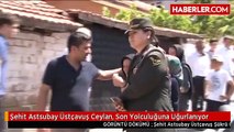 Şehit Astsubay Üstçavuş Ceylan, Son Yolculuğuna Uğurlanıyor