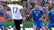 Video Cuplikan Gol Germany 3-0 Slovakia 26/6/2016 Euro 2016