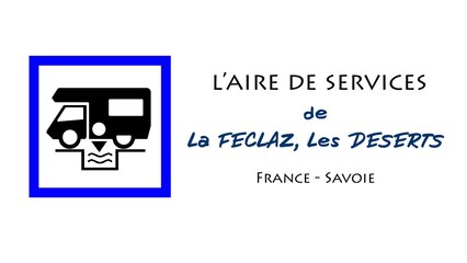 Aire de services pour camping-cars de La Féclaz, Les Déserts en Savoie (France)