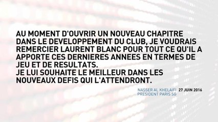Ligue 1 - Communiqué: Laurent Blanc quitte le Paris SG