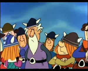 Vic le Viking (1974) épisode 17 . La premiere équipe de pompiers .