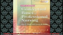 READ book  Leddy  Peppers Conceptual Basis of Professional Nursing  DOWNLOAD ONLINE