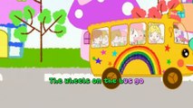 Wheels On The Bus Go Round And Round - 3D Animation Kids' Songsd - 3D Animation Kids' Songs