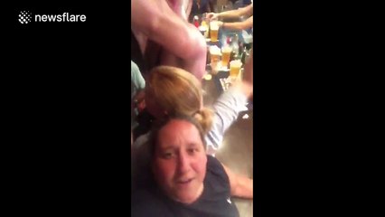 Tyson Fury buys 200 jagerbombs for England fans in French bar