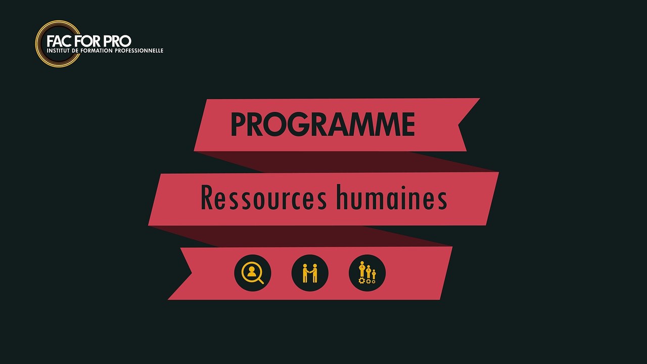 Ressources humaines - Formation FAC FOR PRO