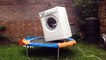 Machine à laver + briques + trampoline gros moment de délire!