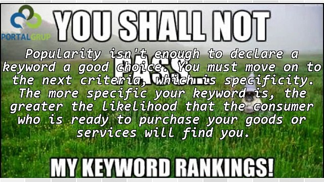 Selecting The Right Search Engine Keywords
