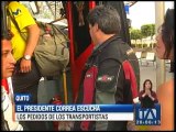 Presidente Correa escucha los pedidos de los transportistas
