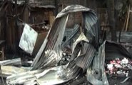 Una mujer sufre quemaduras mientras su vivienda se consumía en llamas