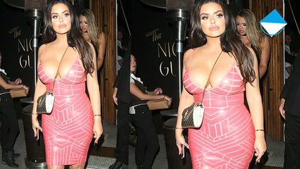 Abigail Ratchford flaunts insanely tight dress