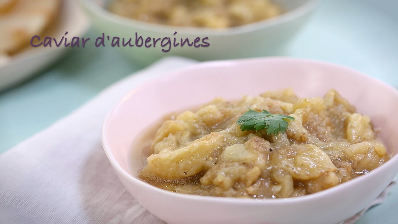 Recette du caviar d'aubergine