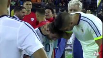 Les larmes de Messi après sa nouvelle finale perdue