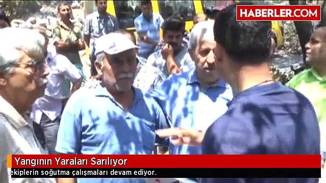 Yangının Yaraları Sarılıyor