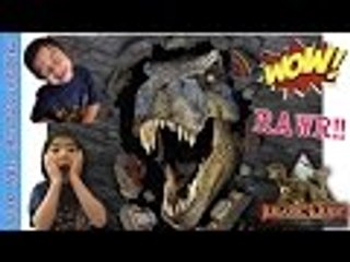 Explore the world of Dinosaurs in JURASSIC QUEST | Liam and Taylor's Corner