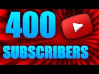 THANK YOU FOR 400+ SUBSCRIBERS!!! (THANKS KRATENZA)