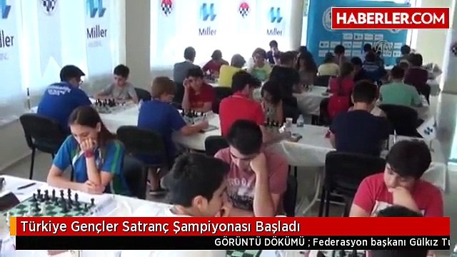 Türkiye Gençler Satranç Şampiyonası Başladı