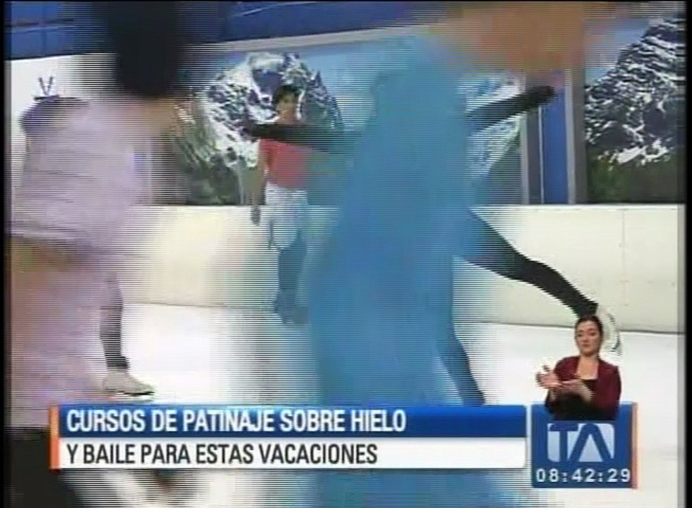 Curso de patinaje sobre hielo y baile para estas vacaciones