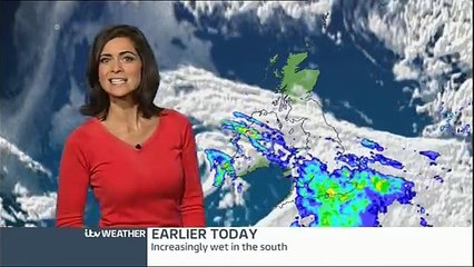 Lucy Verasamy - ITV - National Weather - 25/8/2014 - 6.54pm