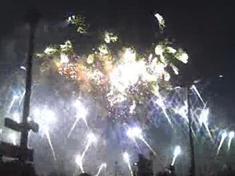 Feu d'artifice Paris 14 juillet 2007