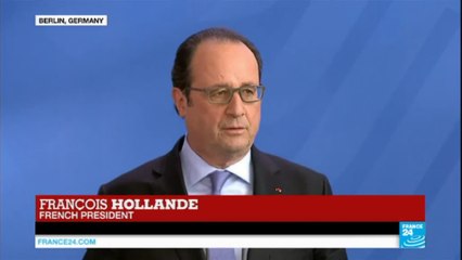 François Hollande on Brexit: "we should not wast time to start UK's departure process"