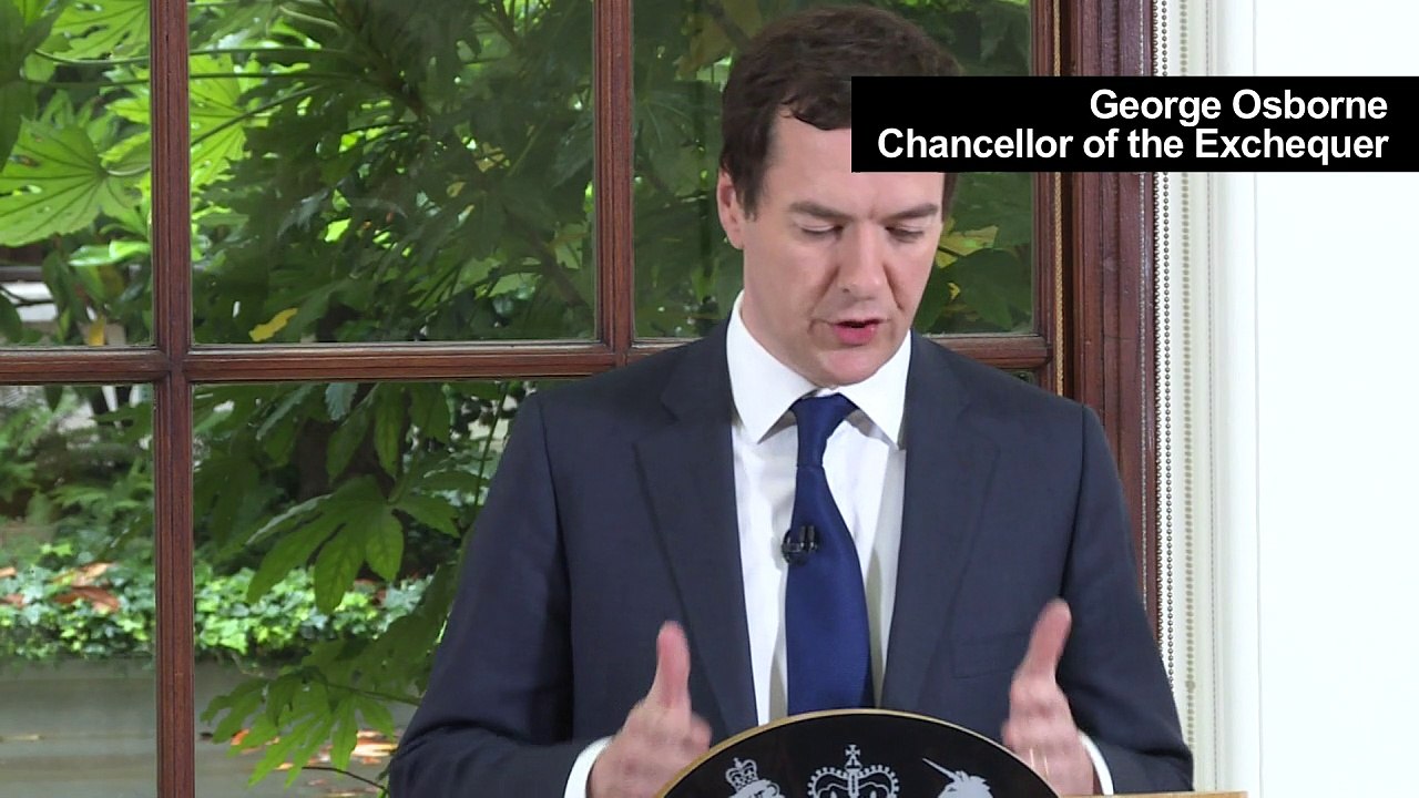 Osborne makes first public comments since UK vote to leave EU