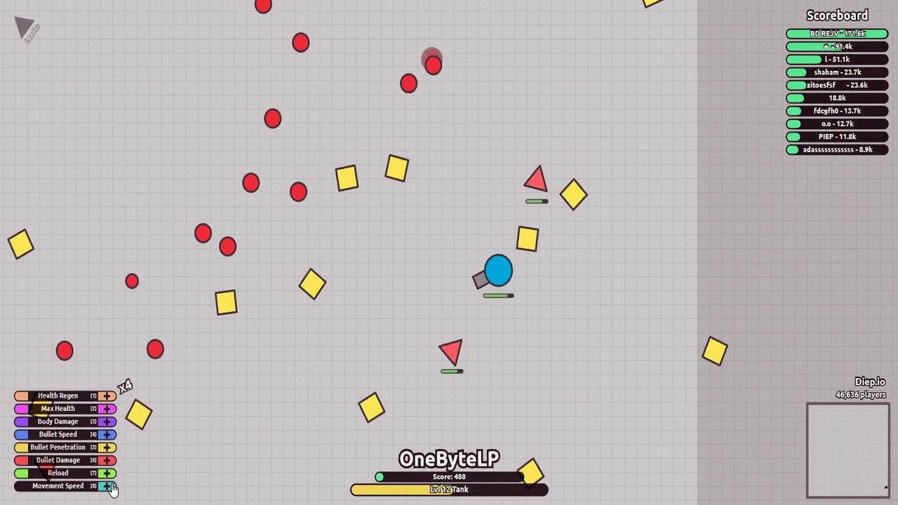 WORLD OF TANKS MEETS AGAR.IO | Let's Play Diep.io [DEUTSCH/HD] | OneByteLP