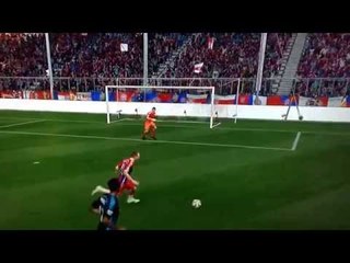 ROBBEN NUTMEGS GOALKEEPER!!!!